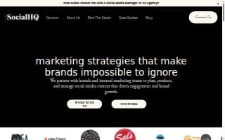 The Social HQ website