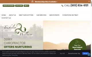 Triskelia Wellness website