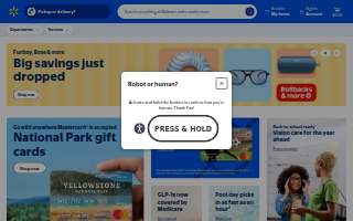 Walmart Pharmacy website