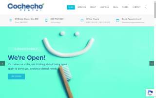 Cochecho Dental website