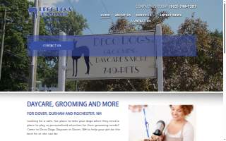 Deco Dogs Daycare website