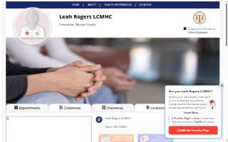 Leah Rogers, Licensed Clinical Mental Health Counselor website
