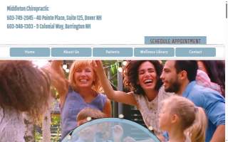 Middleton Chiropractic website