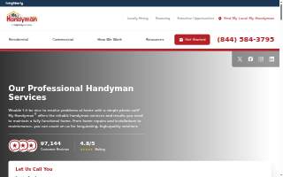 My Handyman of Dover, Portsmouth and Rochester website