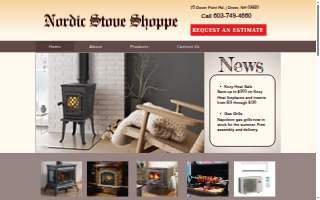 Nordic Stove Shoppe website