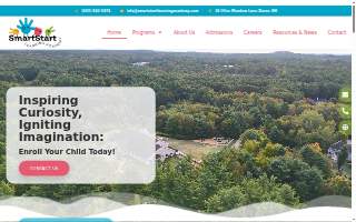 Smart Start Learning Academy website