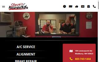 Steve's Accurate Automotive Repair, LLC website