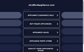 Strafford Appliance Company Inc. website