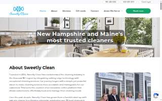 Sweetly Clean Maid Service website