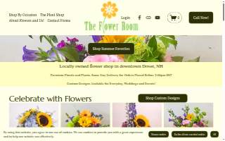 The Flower Room website