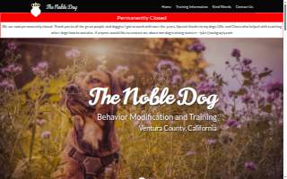 The Noble Dog website
