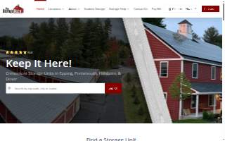 The Storage Barn - Dover website