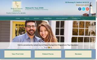 Bedford Commons Periodontics website