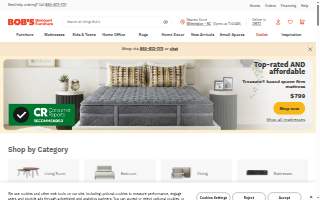 Bob’s Discount Furniture and Mattress Store of Goffstown website