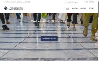 DNC Flooring website