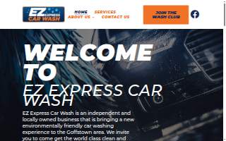 Ez Express Car Wash website