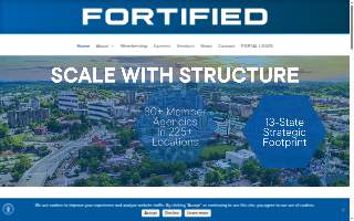 Fortified Insurance Agency website