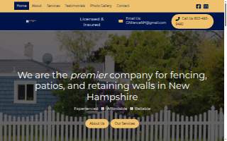 GN Fencing of Goffstown website