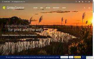 Grinley Creative website