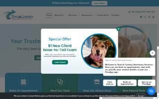 Town & Country Animal Hospital website