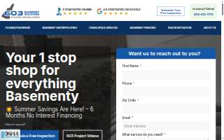 603 Basement Solutions website