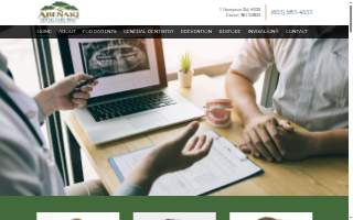 Abenaki Dental Care website