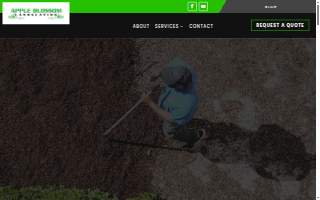 Apple Blossom Landscaping website