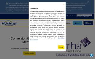 BrightBridge Credit Union of Hampton website