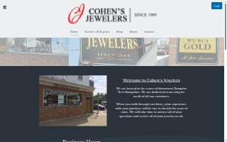 Cohen's Jewelers website