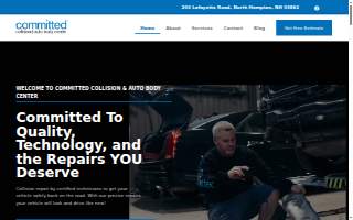 Committed Collision & Auto Body Center website