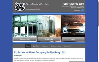 Glass Routes Co of Hampton website