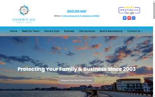 Hampton Bay Insurance website