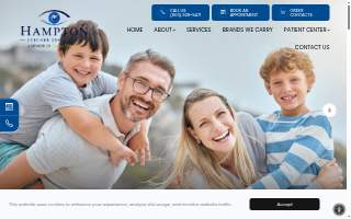 Hampton Eyecare Associates website