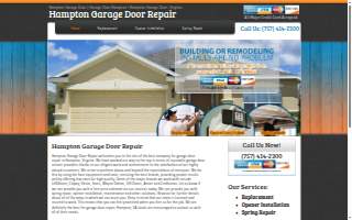 Hampton Garage Door Repair website