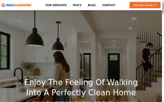 Max Cleaning Service website
