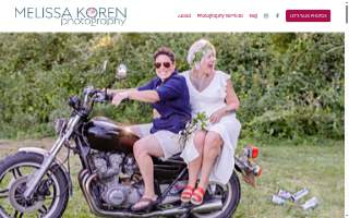 Melissa Koren Photography website