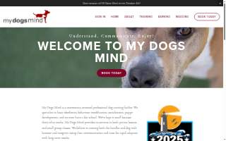 My Dogs Mind website