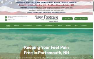 Nagy Footcare website