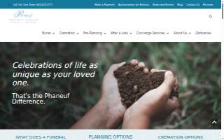 Phaneuf Seacoast Arrangement Office website
