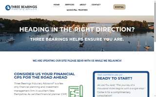 Three Bearings Fiduciary Advisors, Inc. website