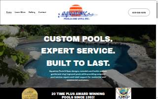 Aquatime Pools & Spas, Inc. website