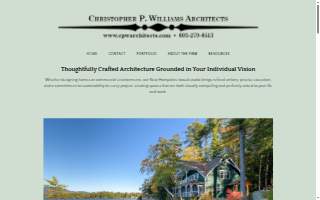 Christopher P Williams Architects website