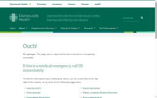 Dartmouth Hitchcock Clinics Nashua | Cardiovascular Medicine website
