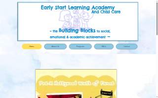 Early Start Learning Academy website