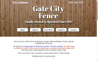 Gate City Fence Co Inc website