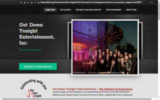 Get Down Tonight Entertainment website