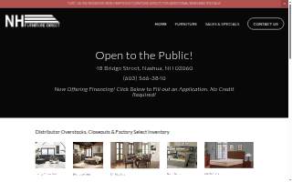 NH Furniture Direct of Hudson website