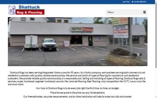 Shattuck Rug & Flooring website