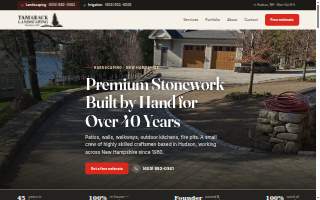 Tamarack Landscaping website