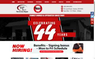 Vulc-Tech Tire & Auto Repair website